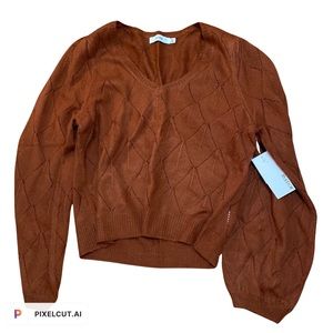JustFab Fall Autumn Winter long sleeves sweater